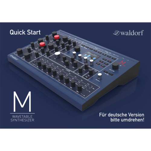 M, Quickstart Manual, D/E