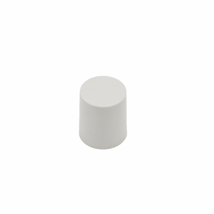 Knob plastic 13mm white